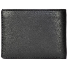 Load image into Gallery viewer, Sassora Premium Leather Large Black Men's RFID Wallet