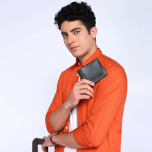 Load image into Gallery viewer, Sassora Premium Leather Medium RFID Bifold Wallet For Men