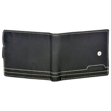 Load image into Gallery viewer, Sassora Premium Leather Snap Closure Bifold Men's RFID Wallet