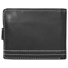 Load image into Gallery viewer, Sassora Premium Leather Snap Closure Bifold Men's RFID Wallet