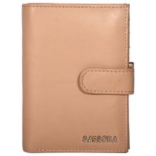 Load image into Gallery viewer, Sassora Premium Leather Snap Closure RFID Women Purse Wallet