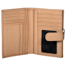 Load image into Gallery viewer, Sassora Premium Leather Snap Closure RFID Women Purse Wallet
