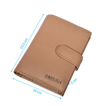 Load image into Gallery viewer, Sassora Premium Leather Snap Closure RFID Women Purse Wallet