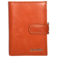 Load image into Gallery viewer, Sassora Premium Leather Snap Closure RFID Women Purse Wallet