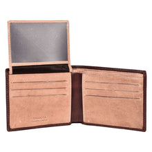 Load image into Gallery viewer, Sassora Premium Leather Medium Size Men RFID Bifold Wallet