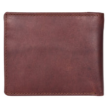 Load image into Gallery viewer, Sassora Premium Genuine Leather RFID Blocking Bifold Wallet for Men | Brown Leather Wallet with 9 Card Slots & ID Window