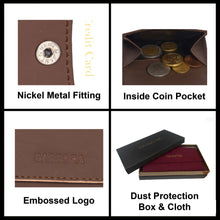 Load image into Gallery viewer, Sassora Premium Leather Small RFID Trifold Wallet