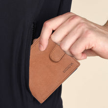Load image into Gallery viewer, Sassora 100% Genuine Premium Leather Boys RFID Wallet(Tan)