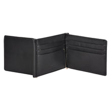 Load image into Gallery viewer, SASSORA Genuine Leather RFID Protected Bi-Fold Wallet with Dual Money Clips