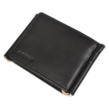Load image into Gallery viewer, SASSORA Genuine Leather RFID Protected Bi-Fold Wallet with Dual Money Clips