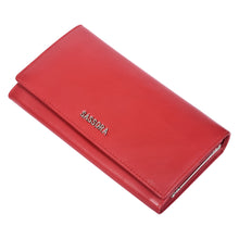 Load image into Gallery viewer, Sassora Women’s Genuine Leather RFID Long Wallet with Kiss Lock