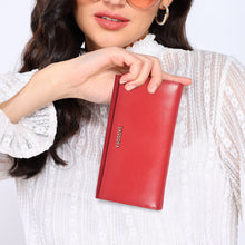 Load image into Gallery viewer, Sassora Women’s Genuine Leather RFID Long Wallet with Kiss Lock