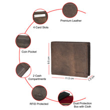 Load image into Gallery viewer, Sassora 100% Genuine Soft Leather RFID Wallet For Men