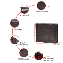 Load image into Gallery viewer, Sassora 100% Genuine Leather Men's RFID Wallet