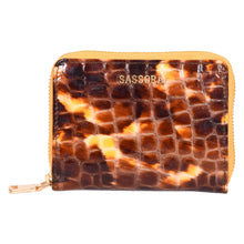 Load image into Gallery viewer, Sassora Premium Leather Girls RFID Zip Closure Small Wallet