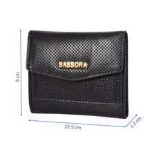 Load image into Gallery viewer, Sassora Premium Leather Women RFID Snap Closure Small Wallet