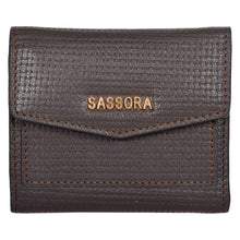 Load image into Gallery viewer, Sassora Premium Leather Women RFID Snap Closure Small Wallet