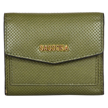 Load image into Gallery viewer, Sassora Premium Leather Women RFID Snap Closure Small Wallet