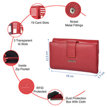 Load image into Gallery viewer, Sassora Premium Leather Women RFID Purse Wallet