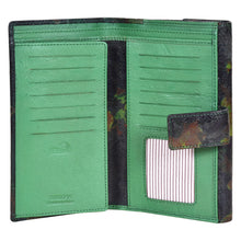 Load image into Gallery viewer, Sassora Women's RFID Leather Wallet – 19 Card Slots, Large Printed Pattern Purse with Multiple Compartments & Zip Pockets