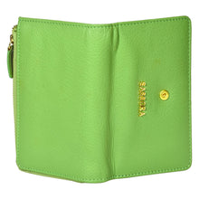 Load image into Gallery viewer, Sassora Premium Leather Women Medium Snap Closure RFID Wallet