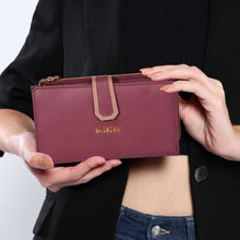 Load image into Gallery viewer, Sassora Premium Leather Women RFID Snap Closure Purse