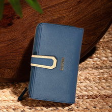 Load image into Gallery viewer, Sassora Premium Leather Girls Large RFID Snap Closure Purse