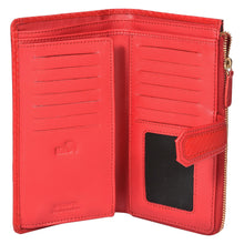 Load image into Gallery viewer, Sassora Premium Leather Ladies Large RFID Snap Closure Purse