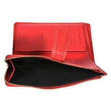 Load image into Gallery viewer, Sassora Premium Leather Ladies Large RFID Snap Closure Purse