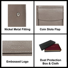 Load image into Gallery viewer, Sassora Premium Leather Unisex RFID Medium Size Wallet
