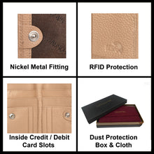 Load image into Gallery viewer, Sassora Premium Leather Women RFID Medium Wallet