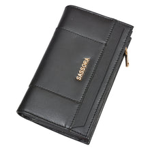 Load image into Gallery viewer, Sassora Premium Leather Ladies RFID Medium Wallet