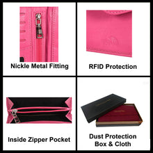 Load image into Gallery viewer, Sassora Genuine Leather Women RFID Purse Wallet