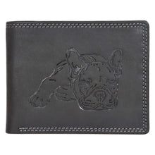 Load image into Gallery viewer, Sassora Genuine Leather Animal Design Large RFID Wallet For Men