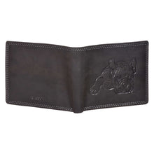 Load image into Gallery viewer, Sassora Genuine Leather Animal Design Large RFID Wallet For Men