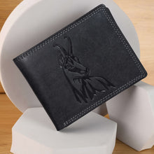 Load image into Gallery viewer, Sassora Genuine Leather Animal Pattern Large RFID Wallet For Boys