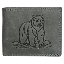 Load image into Gallery viewer, Sassora Premium Leather RFID Blocking Wallet – Animal Embossed Bifold Design