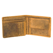 Load image into Gallery viewer, SASSORA Genuine Leather RFID Protected Bi-Fold Wallet with Coin Pocket & ID Slot