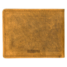 Load image into Gallery viewer, SASSORA Genuine Leather RFID Protected Bi-Fold Wallet with Coin Pocket & ID Slot