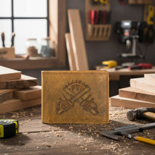 Load image into Gallery viewer, SASSORA Genuine Leather RFID Protected Bi-Fold Wallet with Coin Pocket & ID Slot