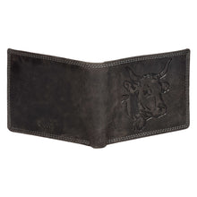 Load image into Gallery viewer, Sassora Genuine Leather Animal Pattern Large RFID Wallet For Men