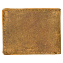 Load image into Gallery viewer, SASSORA Genuine Leather RFID Protected Bi-Fold Wallet with Coin Pocket & ID Slot