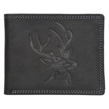 Load image into Gallery viewer, Sassora Genuine Leather Animal Pattern Large RFID Wallet For Men