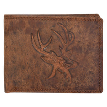 Load image into Gallery viewer, Sassora Genuine Leather Animal Pattern Large RFID Wallet For Men