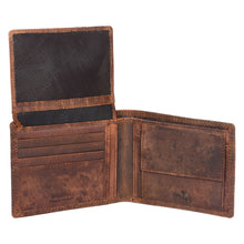 Load image into Gallery viewer, Sassora Genuine Leather Animal Pattern Large RFID Wallet For Men