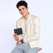 Load image into Gallery viewer, Sassora Premium Leather Animal Pattern Large RFID Wallet For Boys