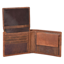 Load image into Gallery viewer, Sassora Genuine Leather Animal Pattern Large Men's RFID Wallet