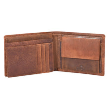 Load image into Gallery viewer, Sassora Genuine Leather Animal Pattern Large Men's RFID Wallet