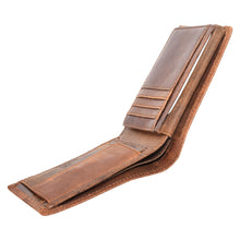 Load image into Gallery viewer, Sassora Genuine Leather Animal Pattern Large Men's RFID Wallet