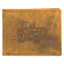 Load image into Gallery viewer, SASSORA Genuine Leather RFID Protected Bi-Fold Wallet with Coin Pocket & ID Slot